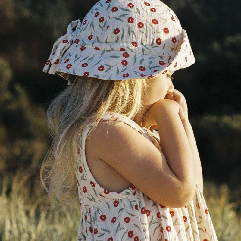 Nature Baby Crinkle Muslin Sunhat image number 3
